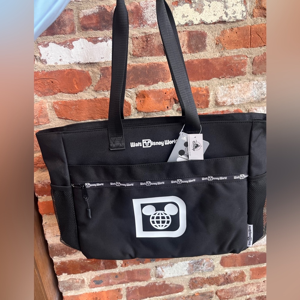 Disney World Black Tote Bag NWT